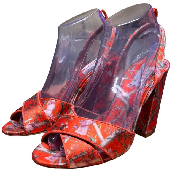 TABITHA SIMMONS X Johanna Ortiz Women's 37.5/US 7 Wrap Tie Heel Sandals Italy - Picture 11 of 16